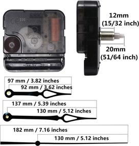 img 3 attached to ⏰ Youngtown 12888 High Torque Clock Replacement Movement: Ideal for Dials up to 8mm Thickness & 20mm Shaft Length