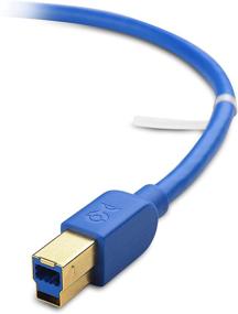 img 1 attached to Cable Matters Blue 3 ft Short USB 3.0 Cable - Enhanced A to B USB 3.0 Cable