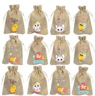 ccinee easter burlap drawstrings double logo