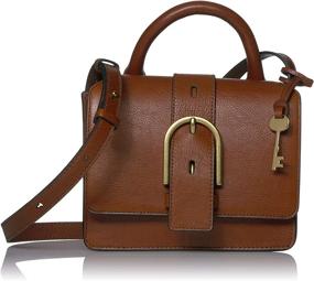 img 4 attached to Fossil Womens Leather Crossbody Handbag Women's Handbags & Wallets in Totes