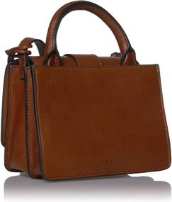 img 3 attached to Fossil Womens Leather Crossbody Handbag Women's Handbags & Wallets in Totes