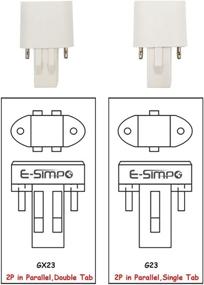 img 1 attached to 🔆 Simpo Horizontal Retrofit Replacement 3000 3500K: Advanced Lighting Solution for Vast Horizontal Spaces