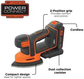 img 3 attached to BLACK+DECKER BDCMS20C Литий-ионный шлифовальный станок