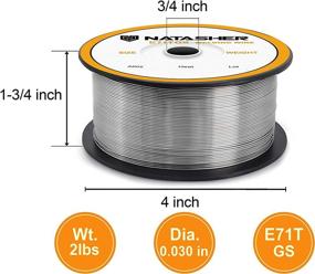 img 3 attached to Natasher E71TGS 030 Diameter 2 Pound Gasless Welding