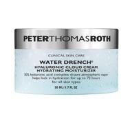 hydrating moisturizer: peter thomas roth water drench hyaluronic cloud cream with hyaluronic acid 💧 for face, provides up to 72 hours of skin hydration for a more youthful appearance logo