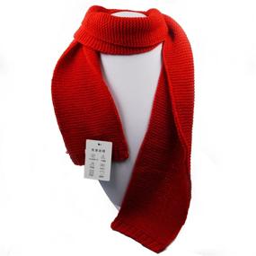 img 2 attached to 🧣 Милые вязаные модные детские шарфики для девочек - Аксессуары Долорес