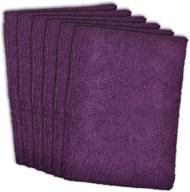 🍆 dii cleaning collection microfiber set: eggplant 6-towel bundle - enhanced cleaning performance logo