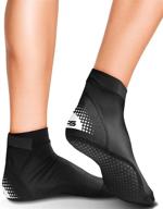 bps 'second skin' soft and ultra stretch water socks - high cut and low cut unisex options for enhanced seo logo