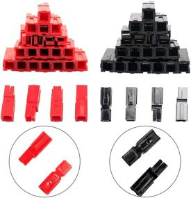 img 2 attached to 💡 Set of 20 Pairs 30AMP Quick Disconnect Power Terminals Connectors, Red and Black Quick Connect Battery Connector Modular Power Connectors (Enhanced SEO)