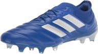 men's silver adidas ground soccer shoes for men logo