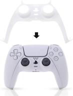 ps5 white controller plate логотип