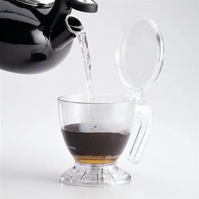 img 1 attached to ☕ Brew Better with BonJour Coffee & Tea Smart Brewer - 19.5 Oz, Clear