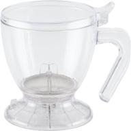 ☕ brew better with bonjour coffee & tea smart brewer - 19.5 oz, clear logo