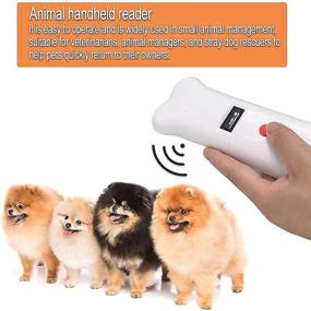 img 3 attached to 🔍 Rechargeable RFID Pet Microchip Scanner: Animal Chip Reader for FDX-B (ISO 11784/11785) & 134.2kHz EMID, Ideal for Dogs, Cats, Pigs, and More