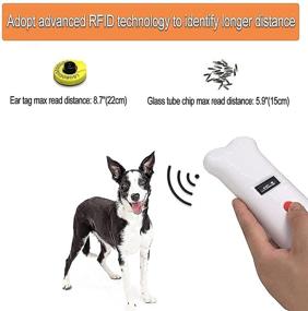 img 2 attached to 🔍 Rechargeable RFID Pet Microchip Scanner: Animal Chip Reader for FDX-B (ISO 11784/11785) & 134.2kHz EMID, Ideal for Dogs, Cats, Pigs, and More