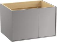 🚪 30-inch jute vanity in mohair grey, solid wood by kohler - k-99541-r-1wt logo