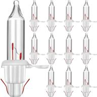 🎄 100-pack mini christmas replacement light bulbs for trees - white & clear, 2.5v, 0.42w - decorative light supplies логотип