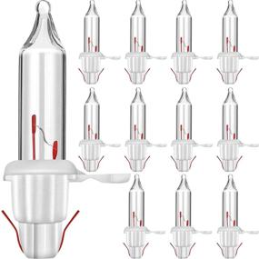 img 4 attached to 🎄 100-Pack Mini Christmas Replacement Light Bulbs for Trees - White & Clear, 2.5V, 0.42W - Decorative Light Supplies