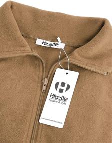 img 1 attached to 🧥 Hibelle Women's Outdoor Full-Zip Thermal Fleece Jacket with Functional Pockets: Stay Cozy and Stylish on Your Outdoor Adventures!