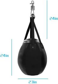 img 3 attached to 🥊 Aoneky Professional Powerhide Heavy Punching Bag - Genuine Leather Body Snatcher Bag (Unfilled)