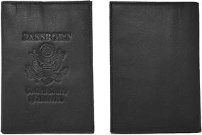 img 4 attached to Genuine Cowhide Leather RFID Blocking Passport Travel Accessories