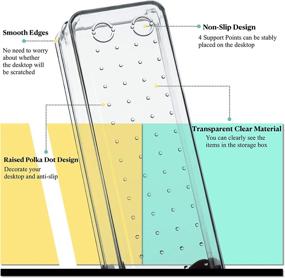 img 2 attached to 💄 Efficient Clear Acrylic Makeup Drawer Organizers Set - ExtraCharm Desk Drawer Organizer Tray (23Pcs, 5 Sizes), Anti-Slip, Perfect for Bathroom