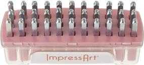 img 1 attached to ImpressArt Melody Uppercase Letter Stamps