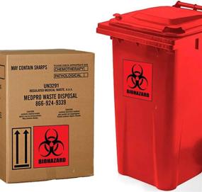 img 2 attached to 💧 Waterproof Biohazard Labels for Hospitals and Industrial Use: Ensuring Safety and Compliance