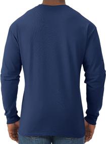 img 2 attached to 👕 Black Large Men's Jerzees Long Sleeve T-Shirt - Shirts for Men's Clothing