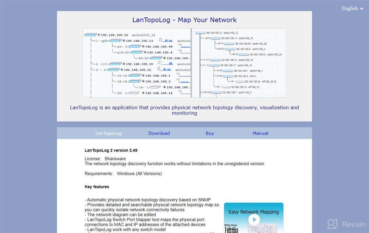 img 1 attached to LanTopoLog 2 review by James Eledge