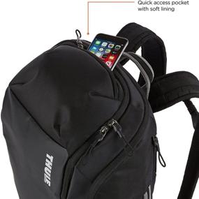 img 1 attached to 🎒 Thule Chasm Backpack Black Size: Durable and Spacious Travel Companion