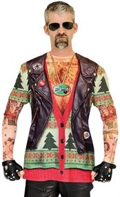 img 2 attached to 👕 Faux Real XX Large Men's Clothing - Sweater Tattoos, T-Shirts & Tanks