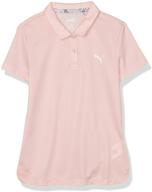 puma golf girls rosewater small logo