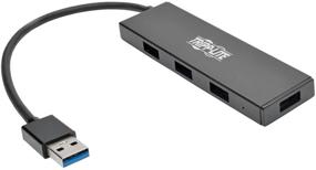 img 4 attached to 🔌 Tripp Lite U360-004-SLIM: Compact 4-Port USB 3.0 Super Speed Hub for Portable On-the-Go Connectivity