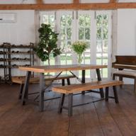 🍽️ 3-piece teak finish christopher knight home countryside inn acacia wood dining set logo