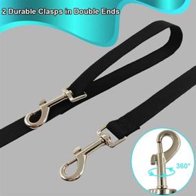 img 3 attached to 🐕 BTINESFUL Long Dog Leash - Nylon Obedience Recall Training Lead for Dog/Puppy Agility - 12ft/20ft/30ft/50ft - Dog Tie Out for Yard