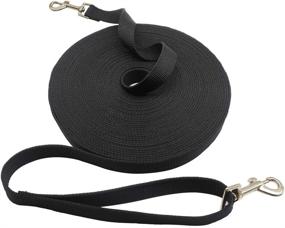 img 4 attached to 🐕 BTINESFUL Long Dog Leash - Nylon Obedience Recall Training Lead for Dog/Puppy Agility - 12ft/20ft/30ft/50ft - Dog Tie Out for Yard