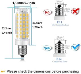 img 3 attached to 💡 Dimmable Daylight Candelabra with Equivalent Halogen Performance