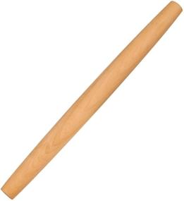 img 4 attached to 🥖 Professional French Wood Rolling Pin for Baking - 16 Inch by 1-3/8 Inch Dough Roller for Pizza, Clay, Pasta, Cookies, Dumpling