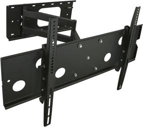 img 4 attached to 📺 Long Arm TV Wall Mount - Swing Out Full Motion Design for Corner Installation | Mount-It! | Fits 40-70 Inch Flat Screen TVs | 220 Lb Capacity | 26 Inch Extension