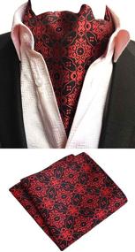img 2 attached to MOHSLEE Elegant Floral Cravat Pocket