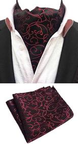 img 1 attached to MOHSLEE Elegant Floral Cravat Pocket