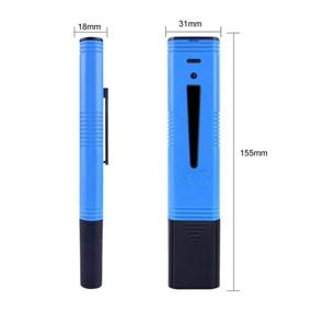 img 2 attached to Water pH Meter - Digital Professional High Accuracy pH Tester 🌊 with 0-14 pH Measurement Range, Ideal for Aquariums, Pools, and Drinking Water