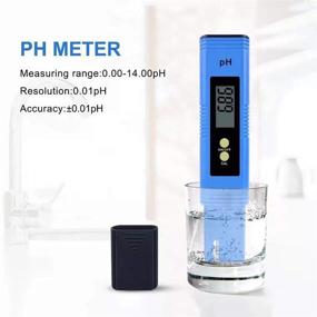 img 3 attached to Water pH Meter - Digital Professional High Accuracy pH Tester 🌊 with 0-14 pH Measurement Range, Ideal for Aquariums, Pools, and Drinking Water