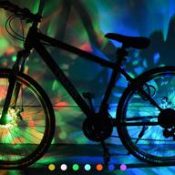 🚴 waterproof bike wheel lights - safety warning light for bicycles - spoke decoration accessories for adults and kids by shinepick логотип