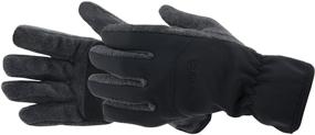 img 1 attached to Manzella Hybrid Glove Charcoal Medium