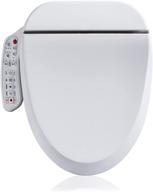 🚽 zmjh zma102d smart electronic bidet toilet seat, self-cleaning hydroflush, hybrid heating, heated dryer, nightlight, vortex wash - white round logo