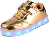👟 kealux kids youth led shoes low-top light up shoes for girls boys usb charging shoes for children fashion unisex led sneakers with remote control logo