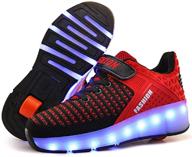 8099dan white boys' ylllu rechargeable sneakers charging shoes logo