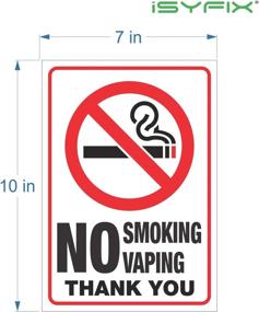 img 3 attached to Smoking Vaping Sticker Sign Self Adhesive